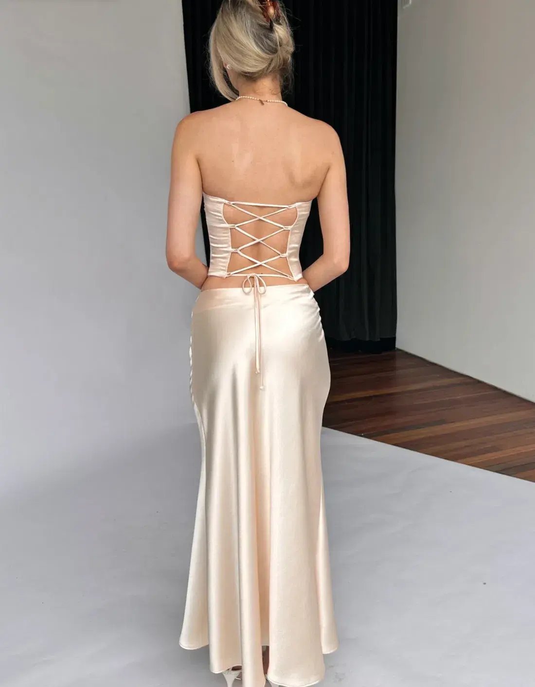 Arcina Ori Blair Bustier Beige Size S/Au 8 photo 3