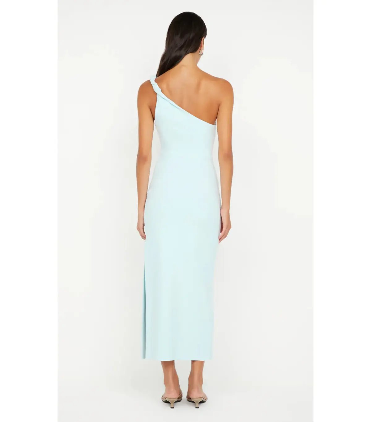Bec & Bridge Ariven Asym Midi Dress Arctic Blue Size AU 10 photo 4