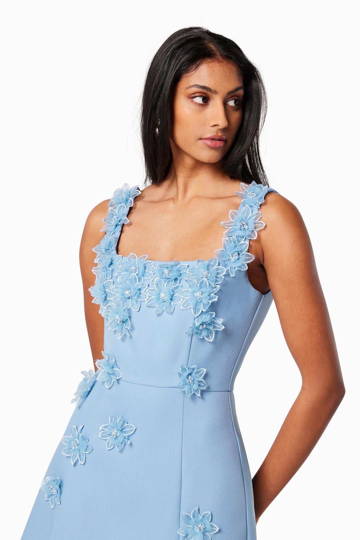 ELLIATT BRUGES DRESS - CORNFLOWER photo 5