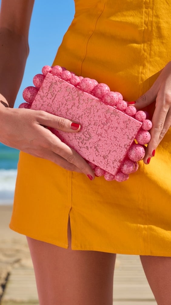 Cult Gaia Eos Clutch | Sangria photo 2