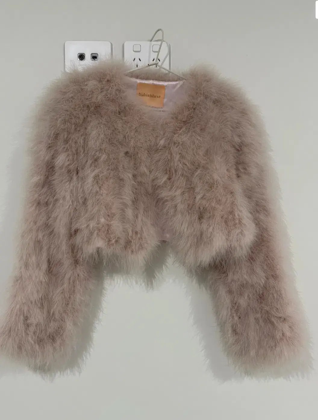 Bubish Manhattan Crop Jacket Baby Pink Size 10 photo 3