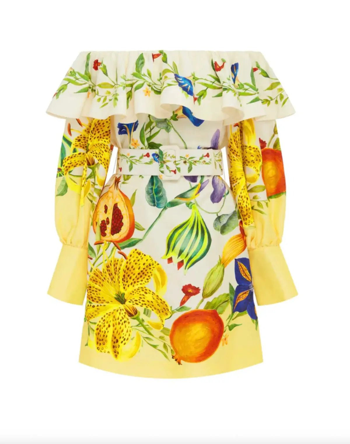 Alémais Flores Mini Dress Multi Size 12 photo 5