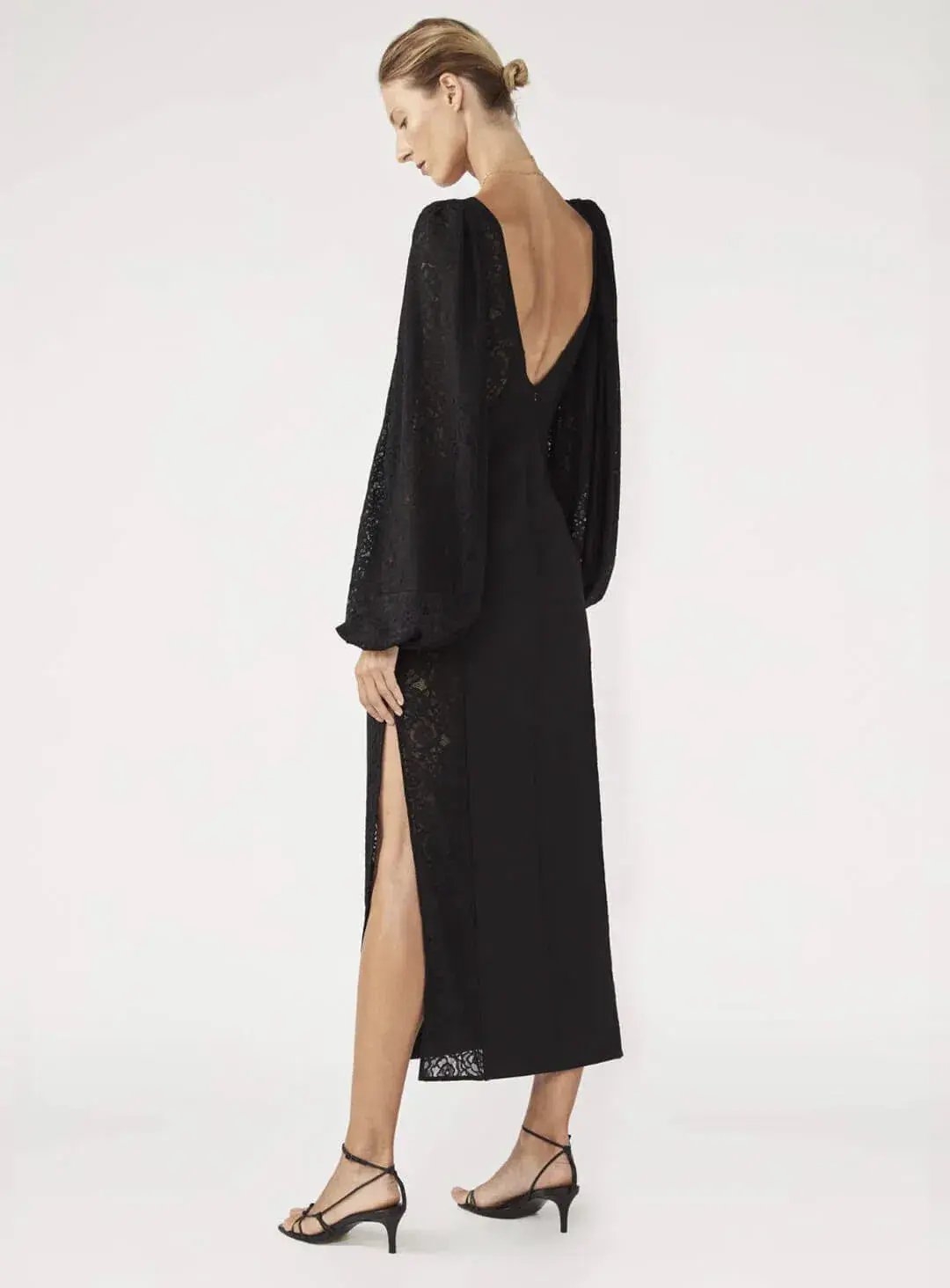Camilla and Marc Danica Midi Dress Black Size 10 photo 3