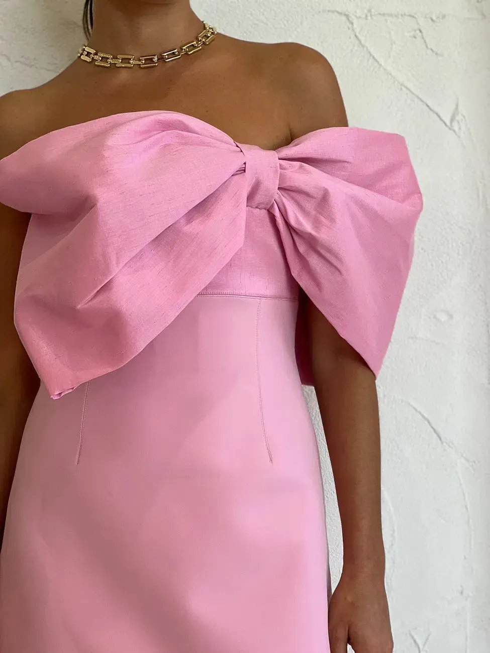 Rachel Gilbert Kace Mini Dress Pink Size 2 / AU 10 photo 4