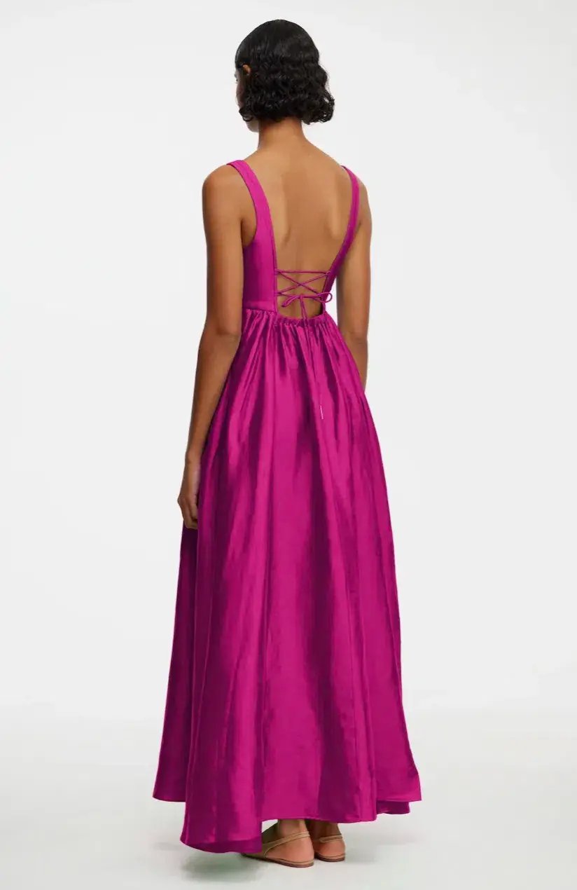 Acler Sandgate Maxi Dress in Plum Size AU 10 photo 2