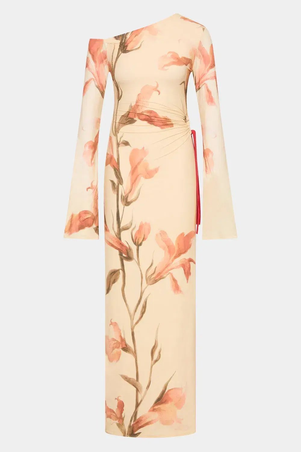 Sir The Label Hana Tie Maxi Dress Cream Size 10 photo 6