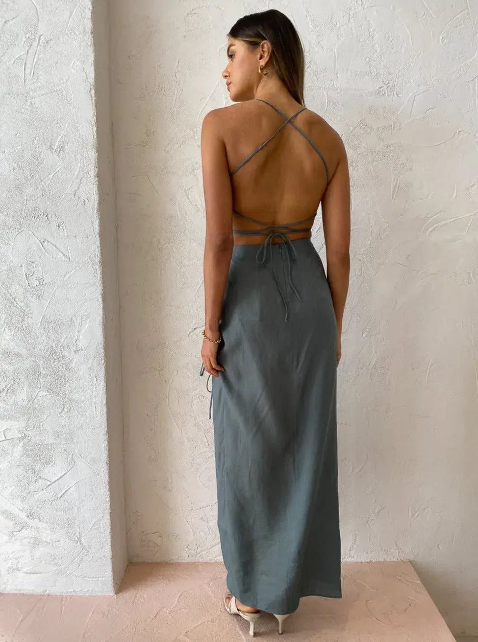 Rumer the Label Loulou Maxi Dress Fern Size 6 photo 3