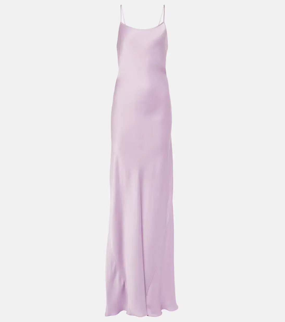 Victoria Beckham Satin Gown Petunia Size 10 photo 6