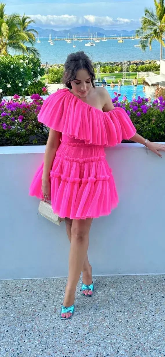 Sheike Carnival Mini Dress Pink Size AU 10 photo 3