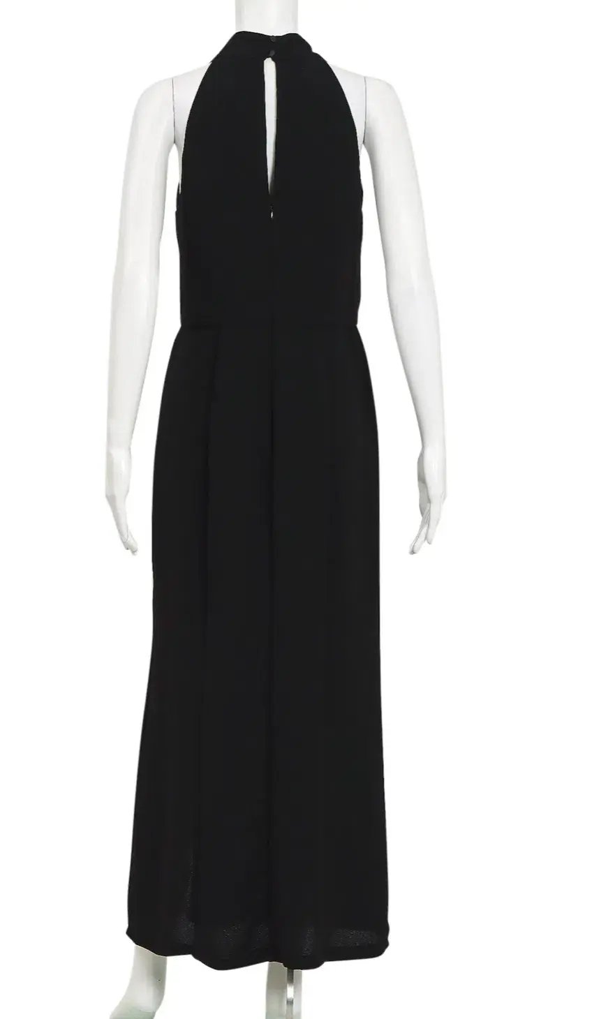 Rodeo Show Cowl Neck Front Split Gown Black Size 12 photo 2