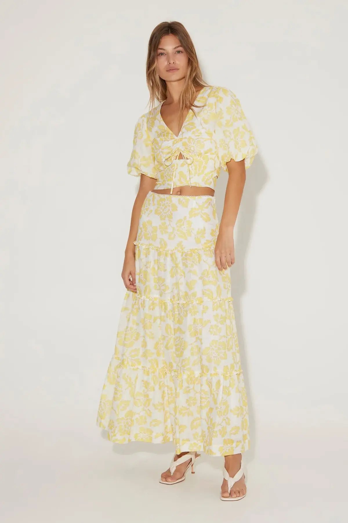 Hansen and Gretel Evergreen Skirt Soleil Floral Size 6 photo 2