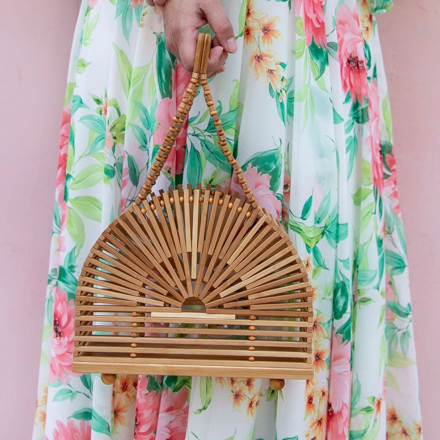 Cult Gaia Dome Bag Mini | Natural photo 2