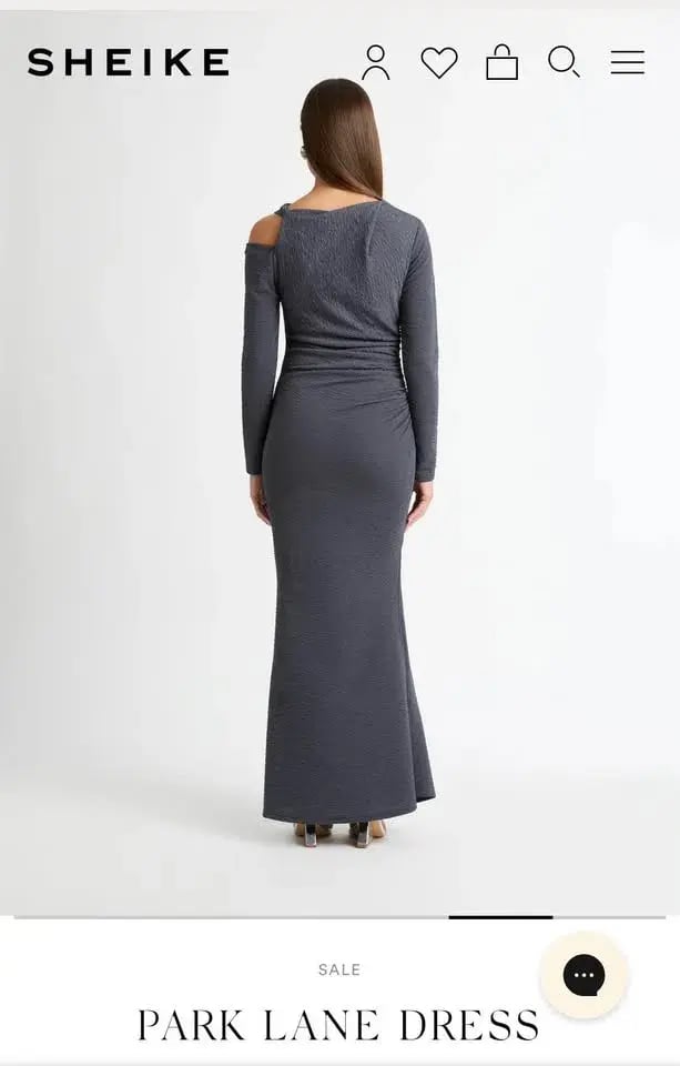 Sheike Park Lane Maxi Dress Black Size 6 photo 2