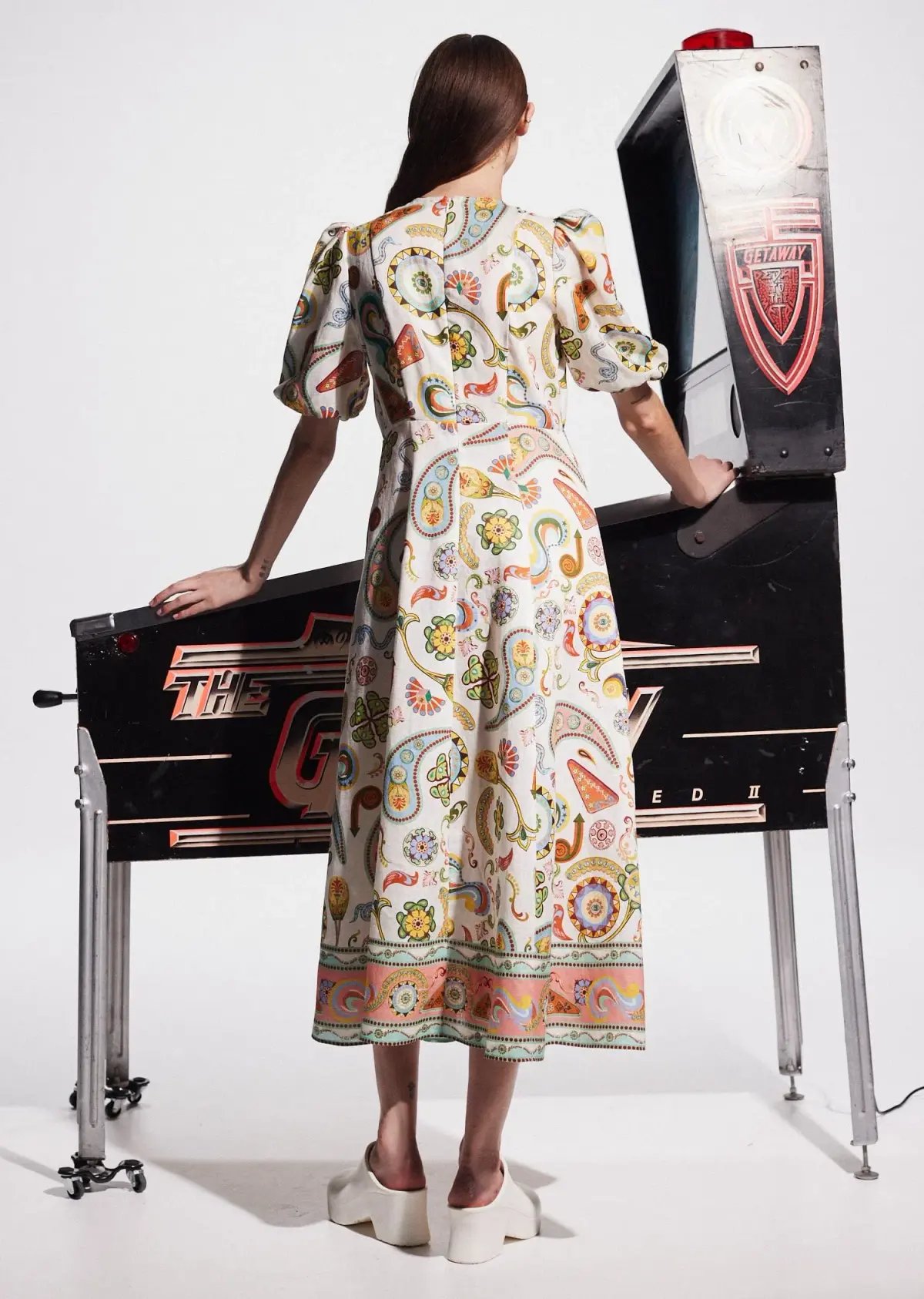 Alémais Arcade Midi Dress Multi Size 6 photo 3