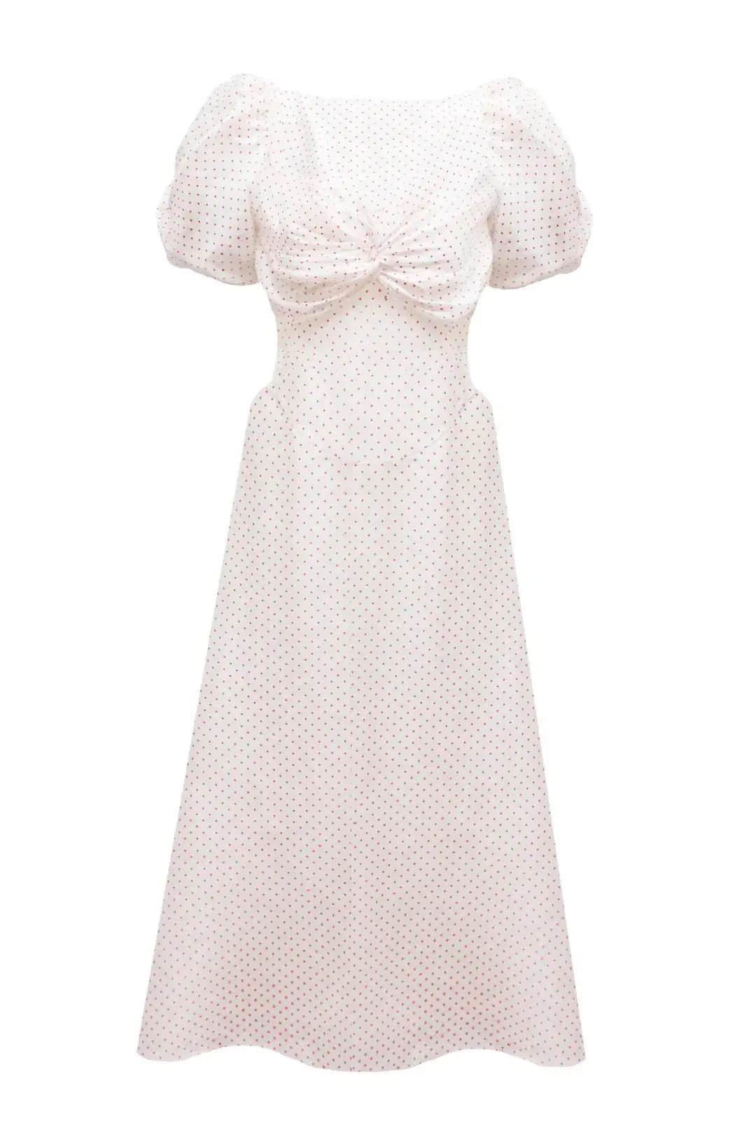 Lovaan Tallulah Dress Red and White Spot Size 8 photo 4