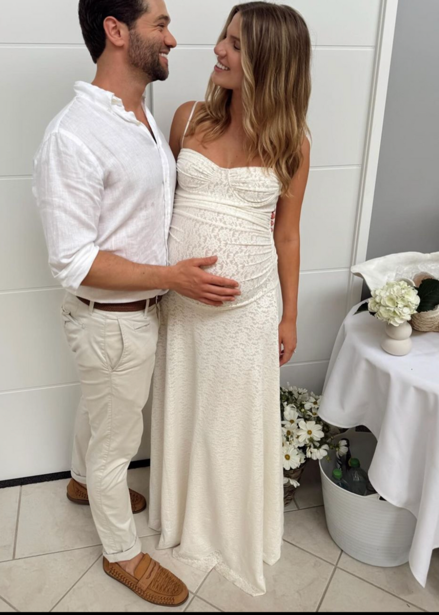 Camilla & Marc Camille Lace Maxi Dress, Cream photo 2