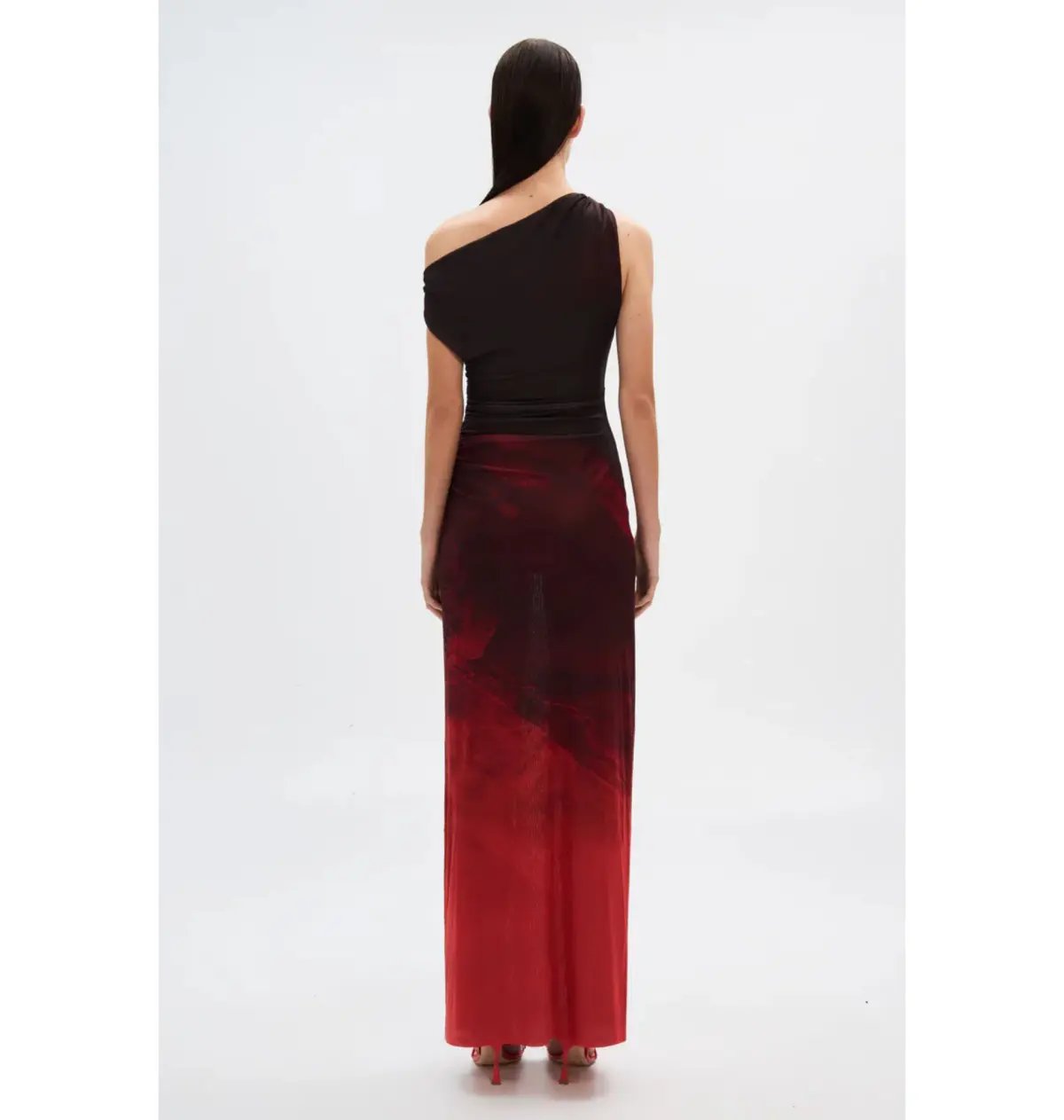 MISHA The Nyra Mesh Gown Venus Print Size AU 6 photo 5