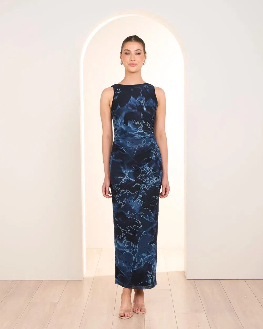 Pilgrim Kiev Mesh Maxi Dress in Multi photo 3