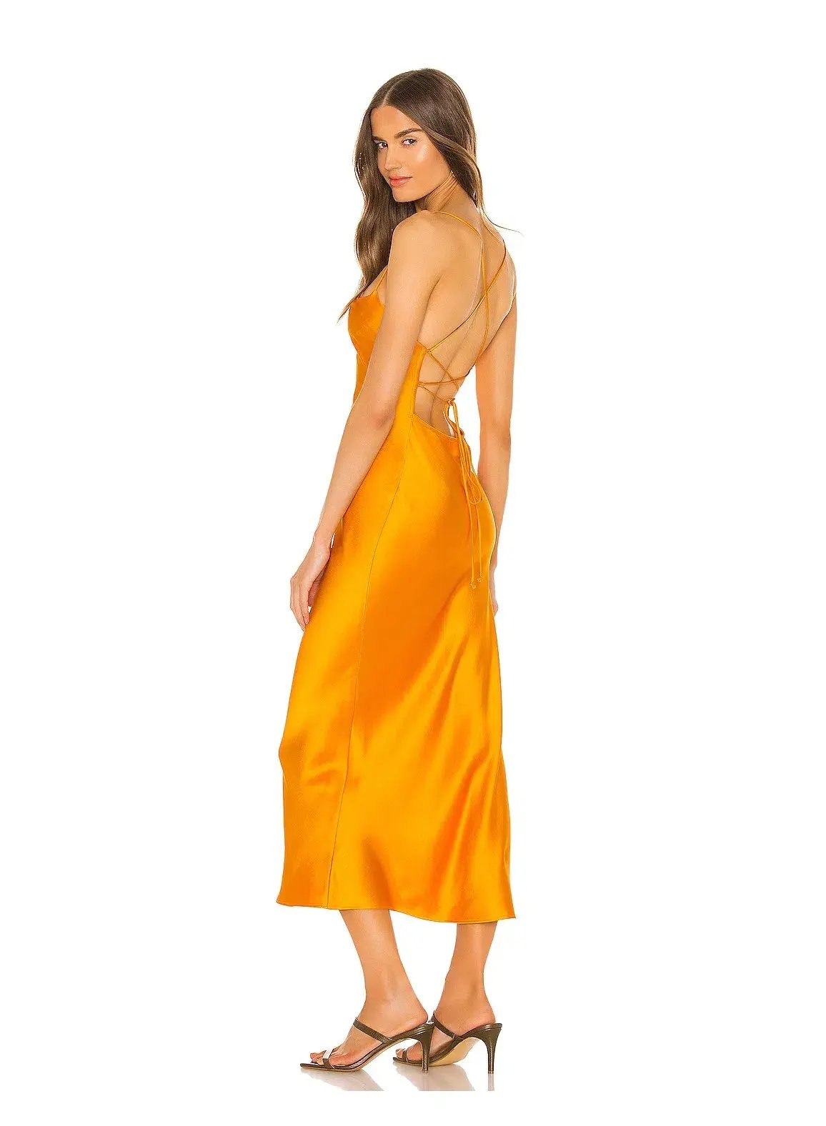 Bec & Bridge Seraphine Dress in Tangerine Size 6 photo 4