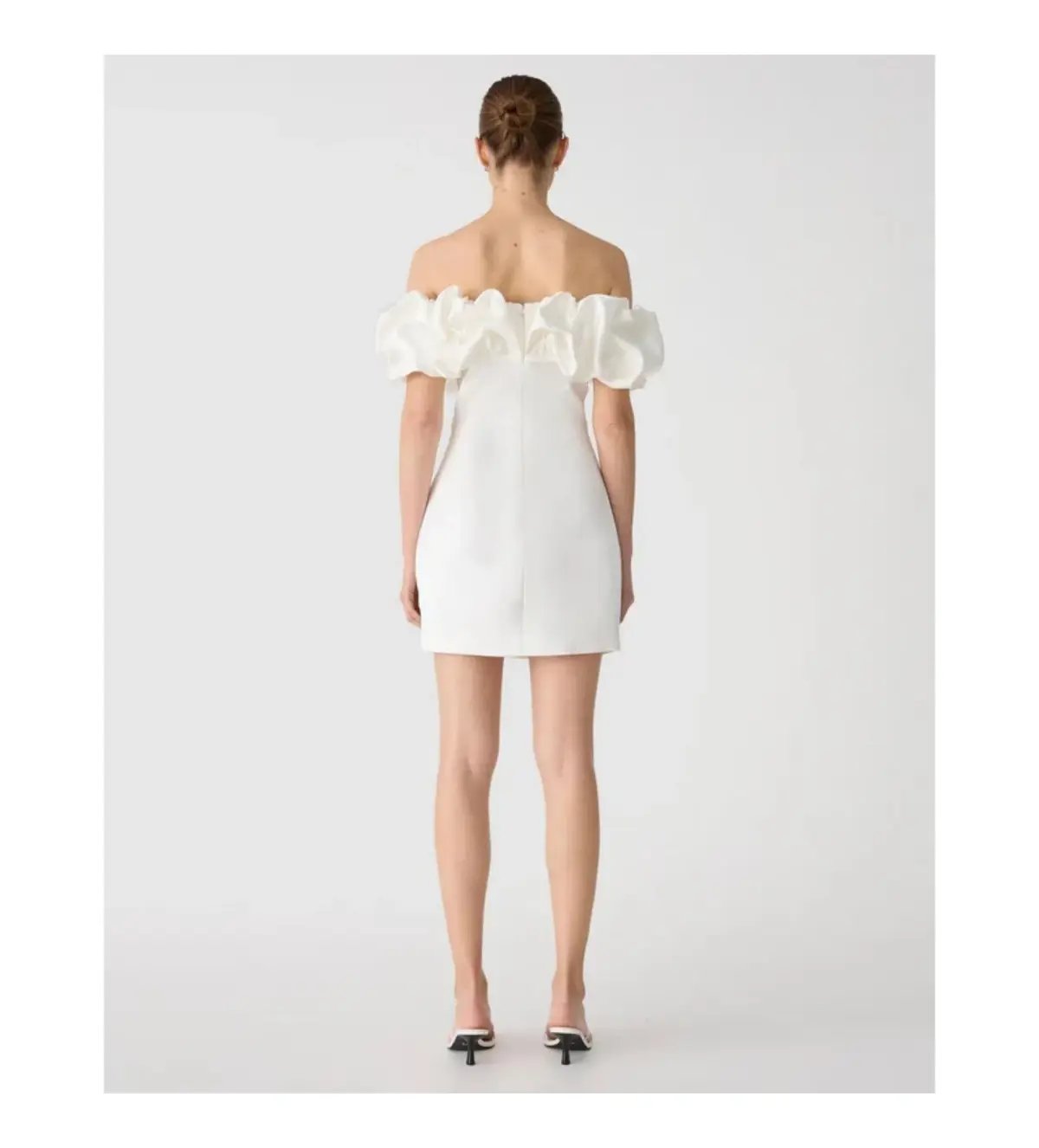 Misha Amara Mini Dress Ivory Size 8 photo 4
