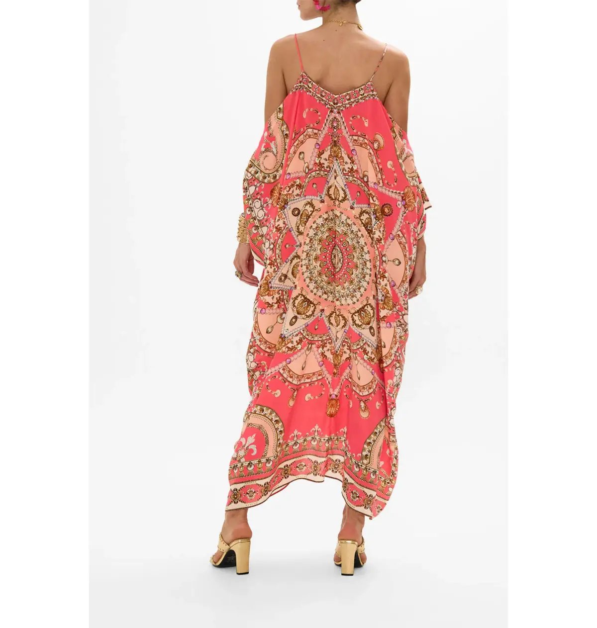 Camilla The Shell Games Shoestring Strap Kaftan Print One Size photo 6