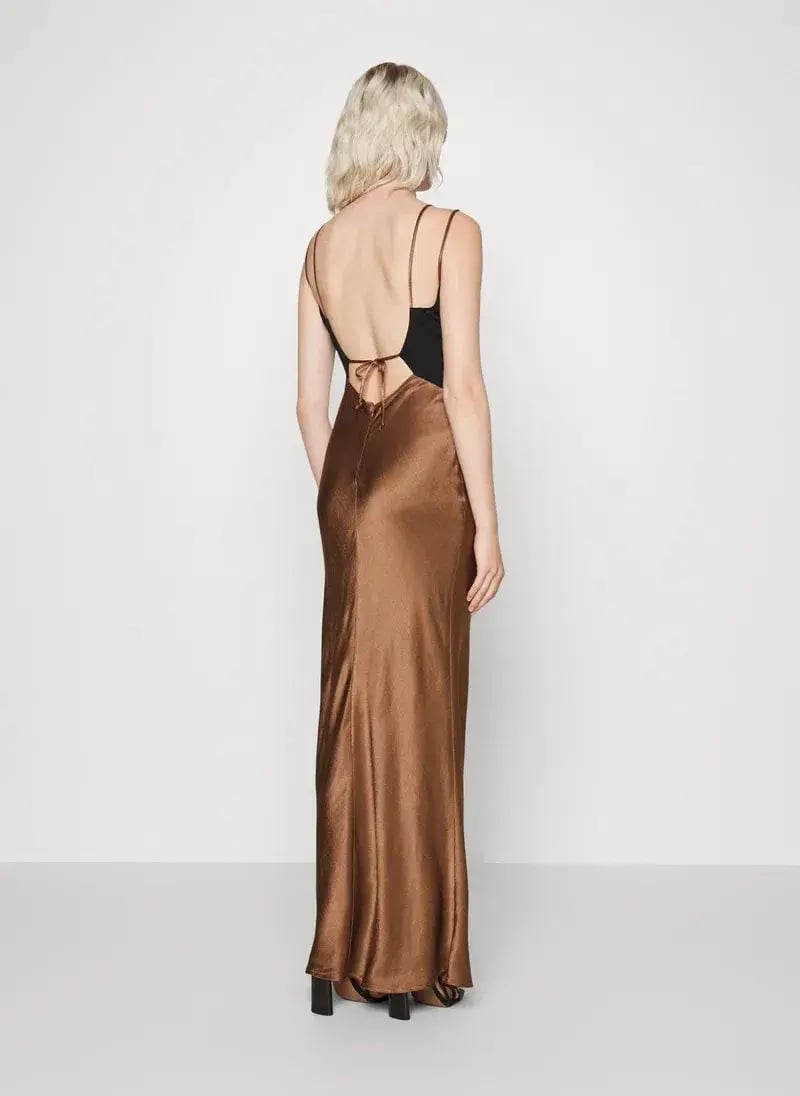 Bec & Bridge Kehlani V Dress Bronze Size 6 photo 2
