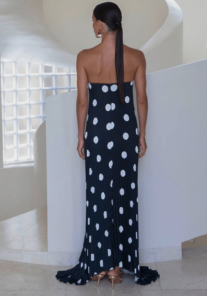 L'idée Black Tie Gown - Polka Noir photo 3