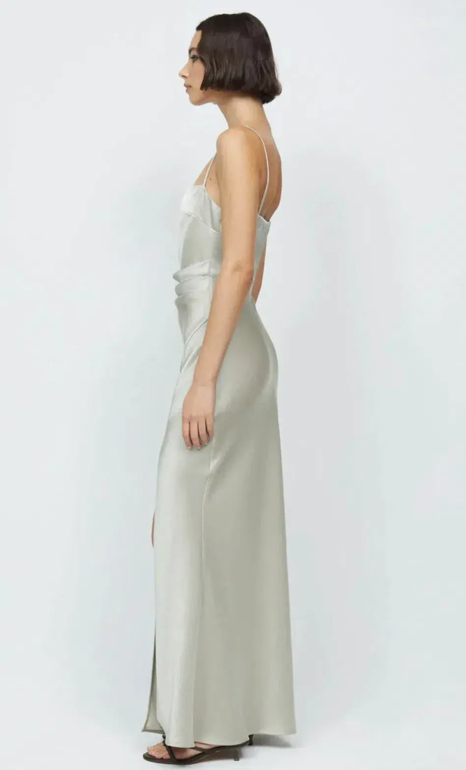 Bec + Bridge Nadia Maxi Ecru Gown Silver Size  8 photo 4