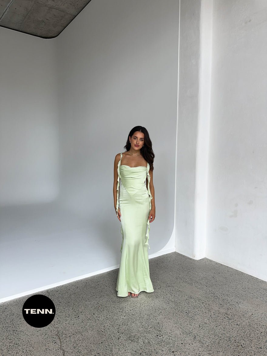 Nana Jacqueline Caroline Dress - Light Green photo 3