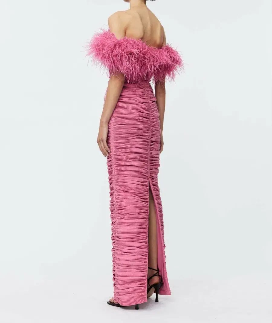Rachel Gilbert Zion Gown Pink Size 4 / AU 14 photo 4