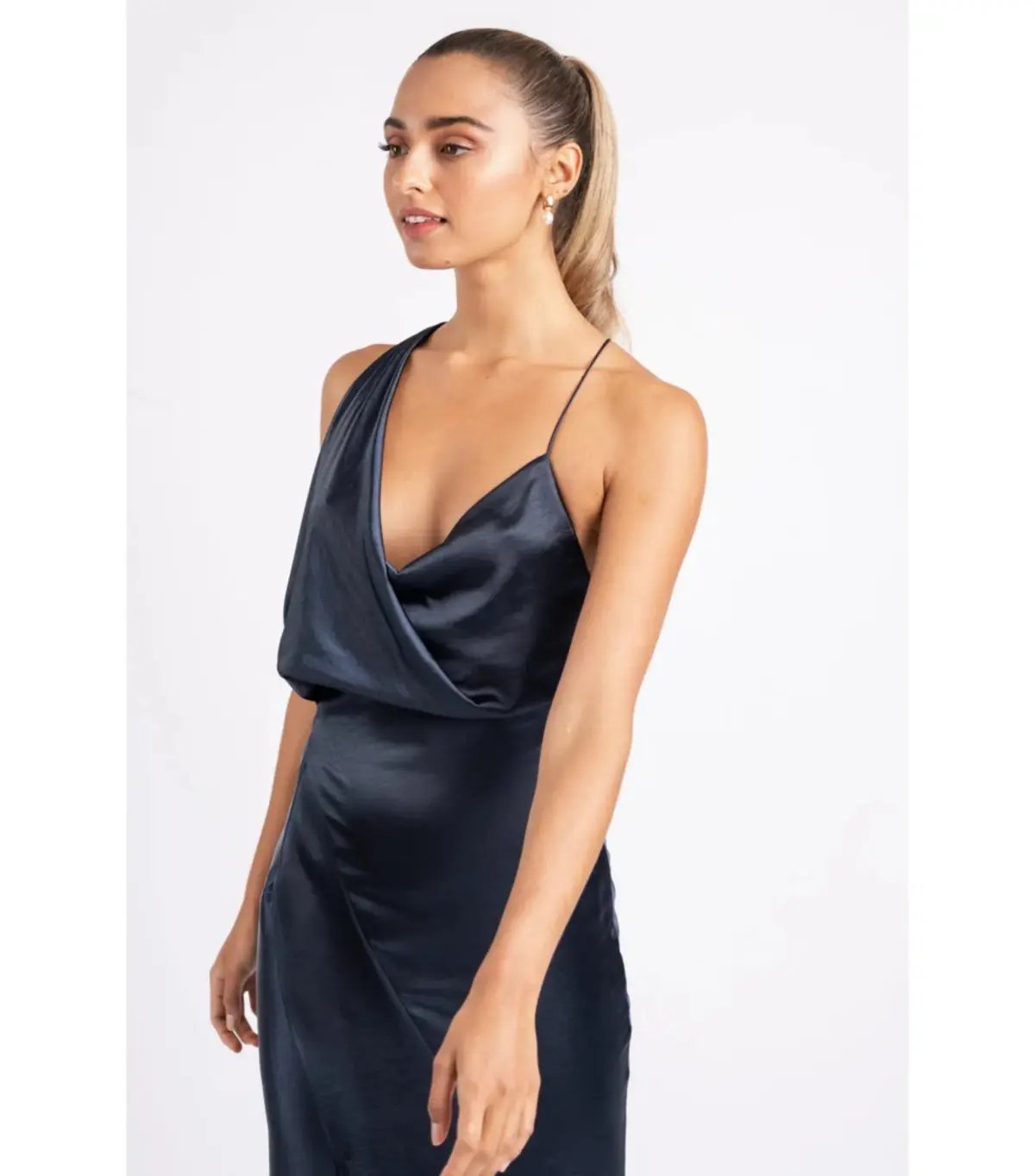 One Fell Swoop Muse Midi Dress Navy Size AU 10 photo 5