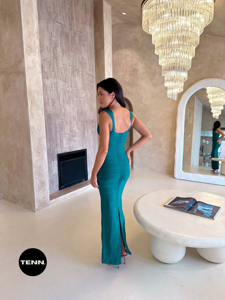 Hervé Léger Bandage Gown - Emerald photo 2