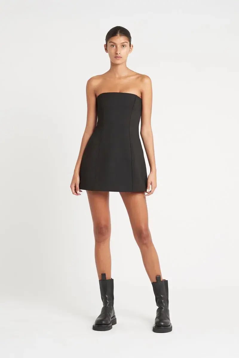 Sir the Label Maxe Strapless Mini Dress in Black Size Au 8 photo 2