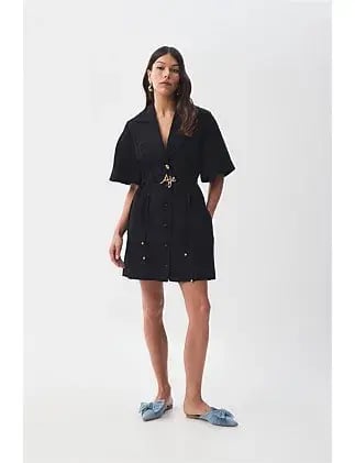 AJE Ana Mini Dress Black Size 8/S photo 17