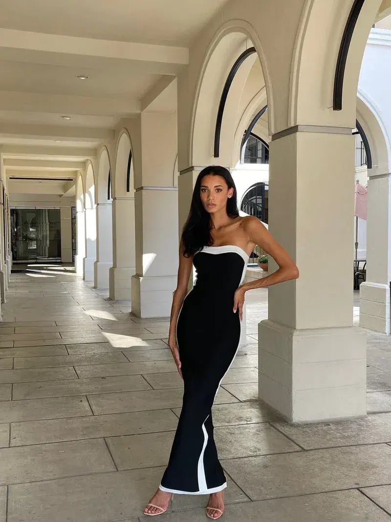 Bianca & Bridgett Ashley Dress Black Size 6 photo 3