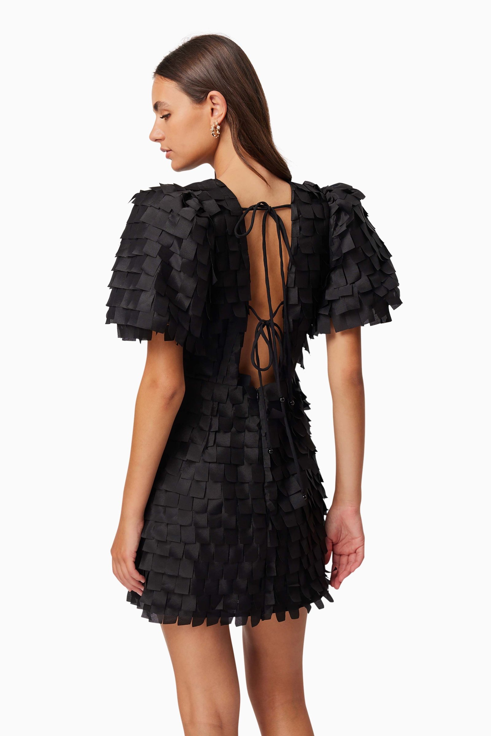 ELLIATT HAILEY MINI DRESS - BLACK photo 4