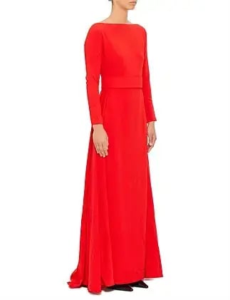 Solace London Shayla Maxi Dress Red Size 14 photo 3