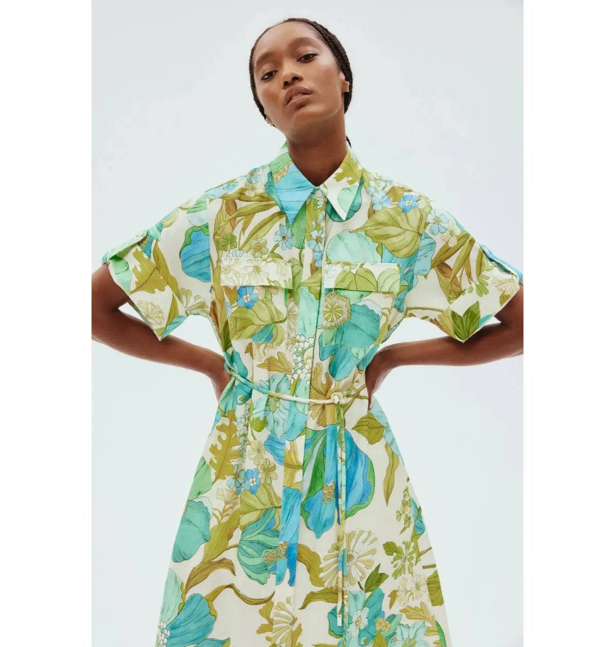 Alemais Janis Shirtdress in Print Size AU 8 photo 2