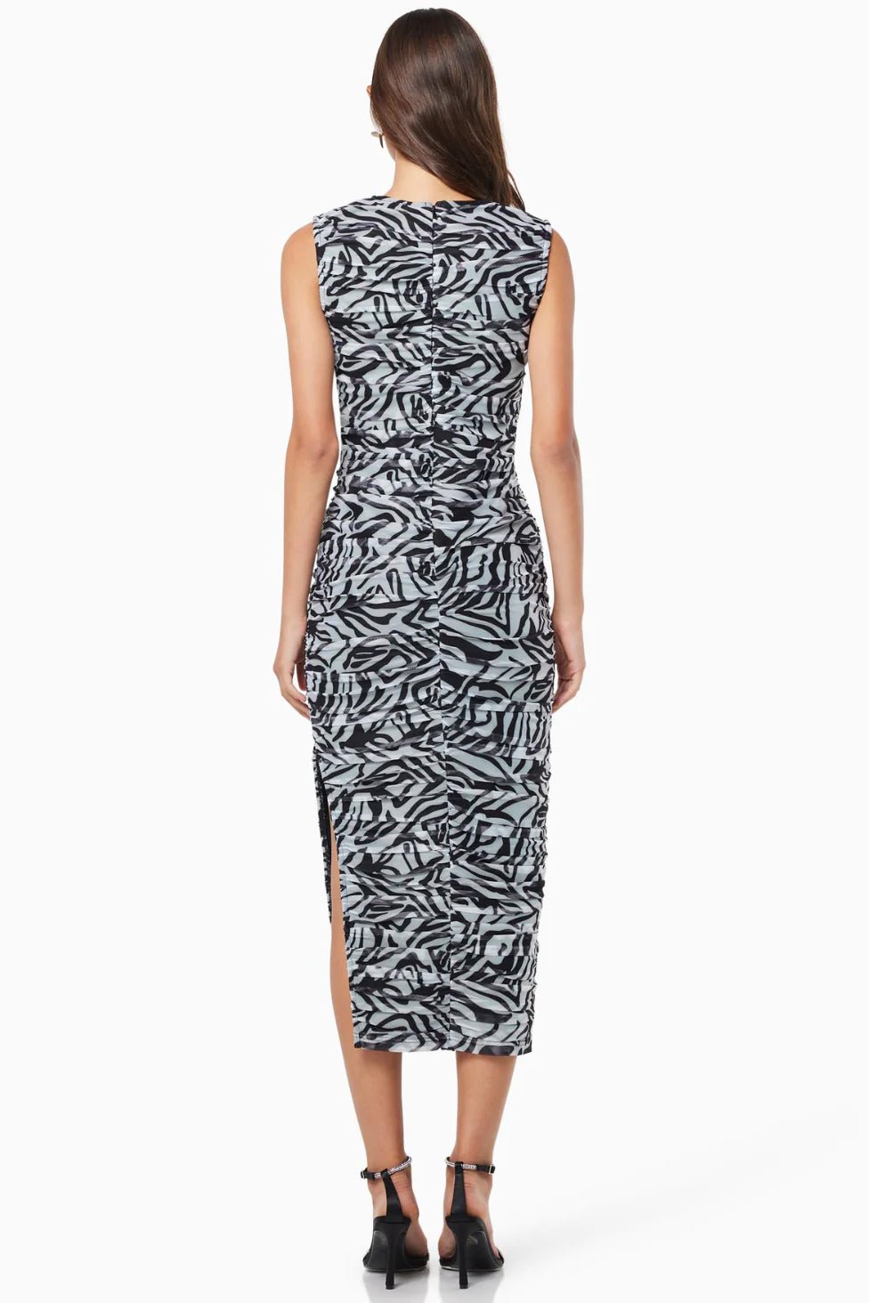 ELLIATT BERNADETTE DRESS - BLACK & WHITE photo 5