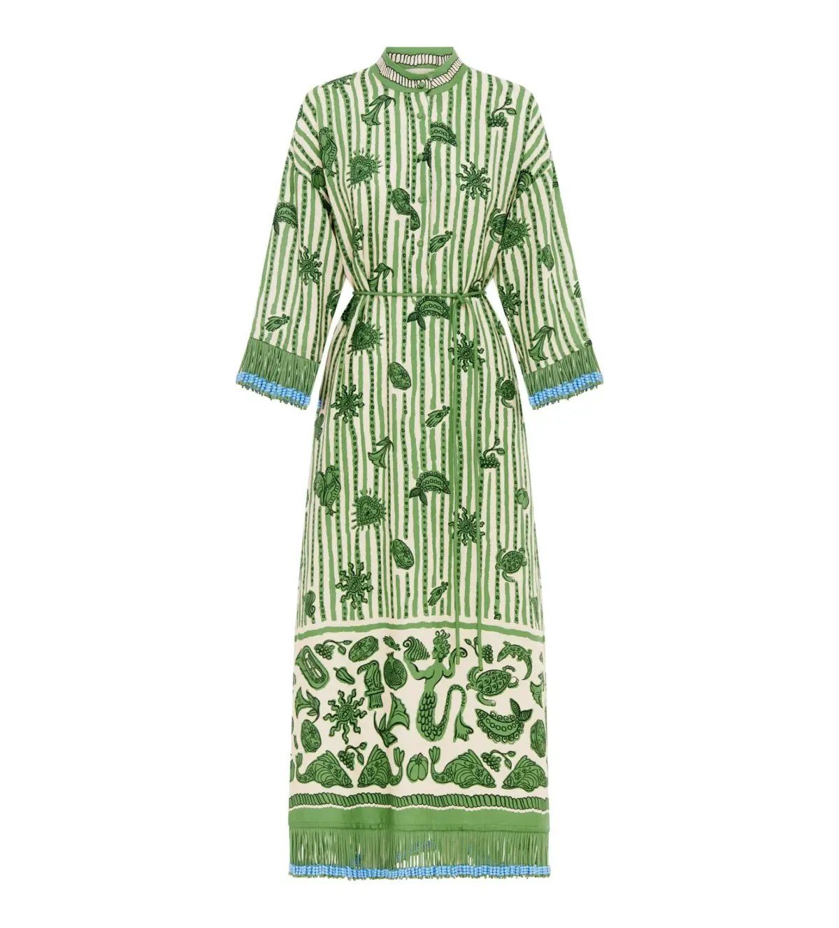 Alémais Lula Midi Dress Green Size AU 16 photo 5