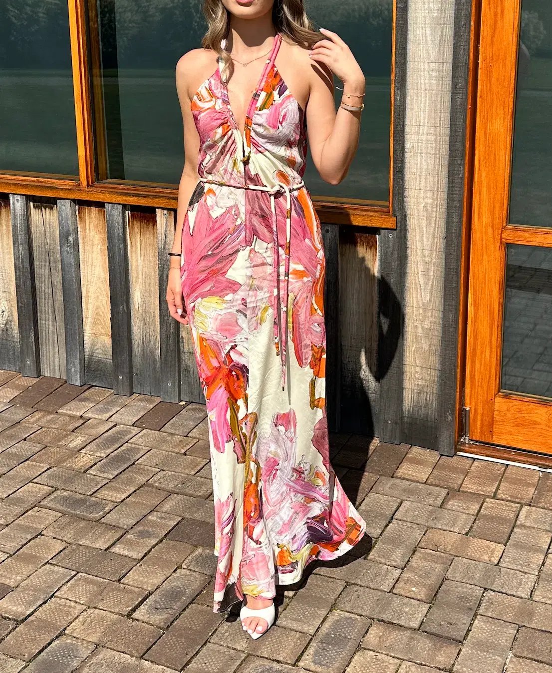 Manning Cartell Distorted Floral Dress Multi Size 4 photo 7