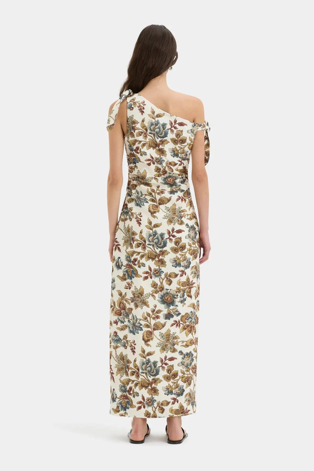 Sir the Label Eleanora Tie Shoulder Dress in Viola Print Size 10 photo 2
