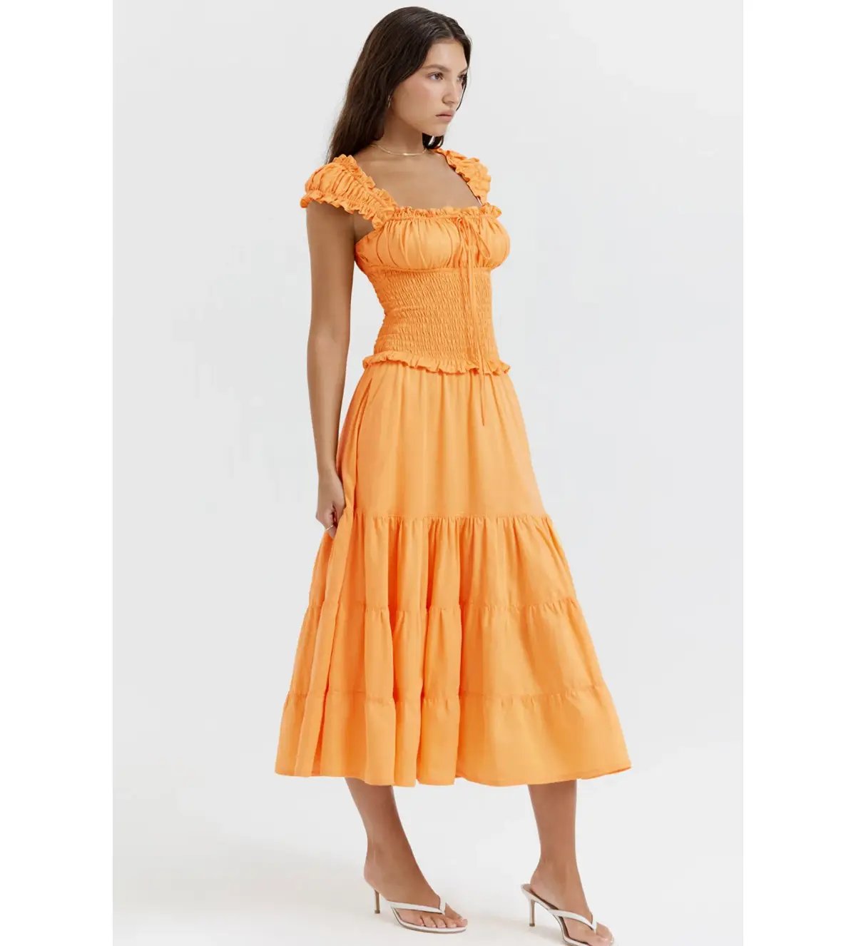 House of CB Phedra Dress Apricot Size M / AU 10 photo 2