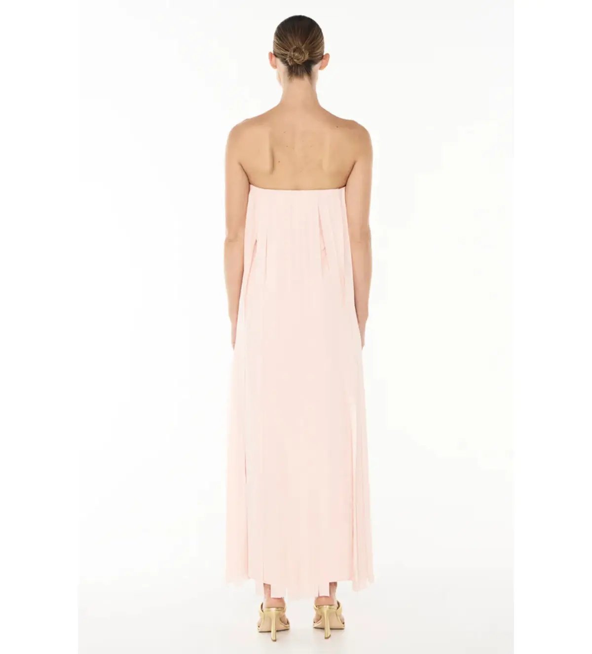Manning Cartell Boundless Strapless Midi Dress Blush Size 10 photo 4