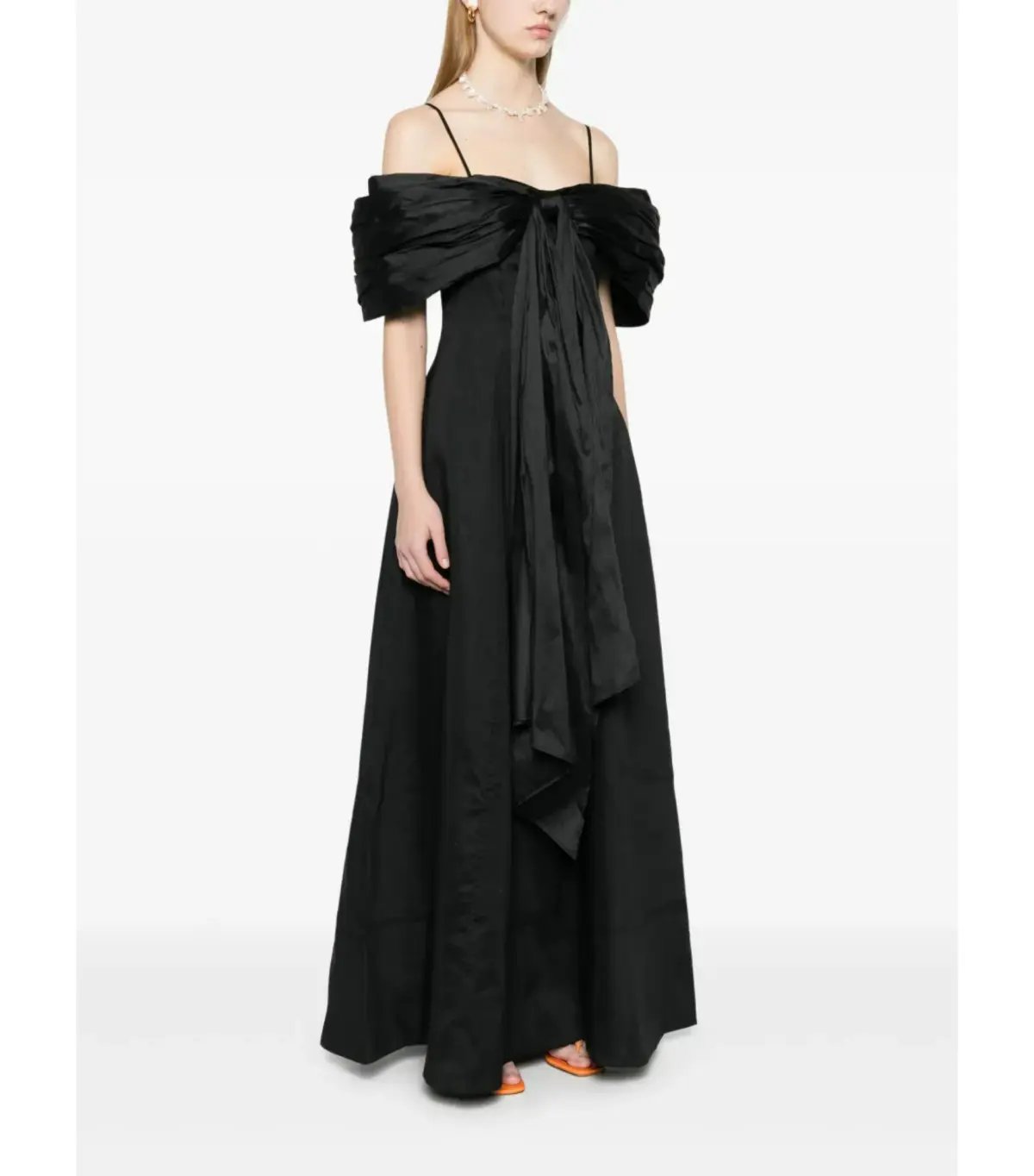 Aje Scarlett Maxi Dress Black Size AU 16 photo 2