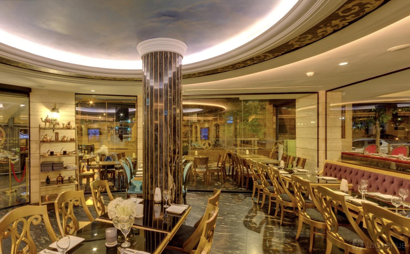 Indoor Dining Room at Armani Restaurant photo 8