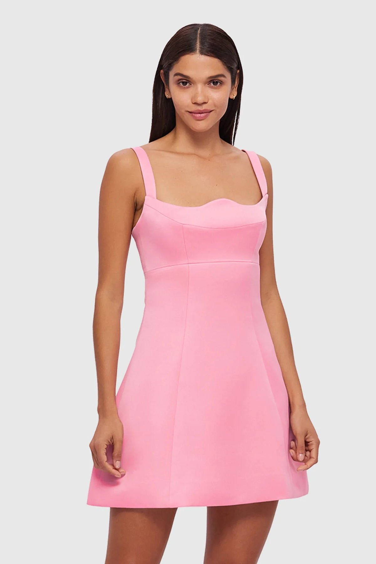 LEO LIN JACINTA MINI DRESS - BUBBLEGUM photo 2