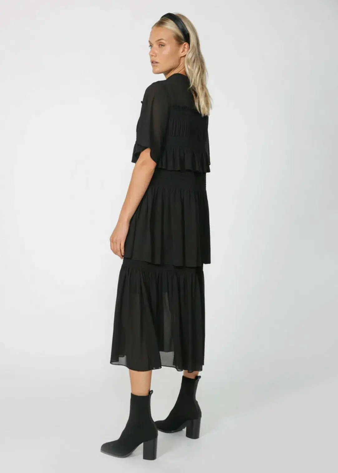 Moochi Fetch Midi Dress Black Size AU 6 photo 3