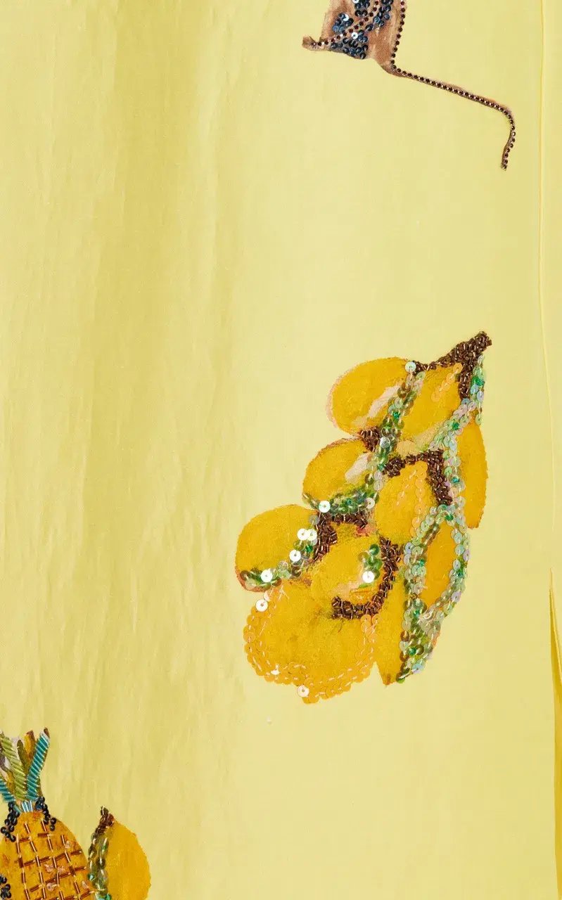 ALEMAIS Diamond Dancer Midi Dress Yellow 10 photo 12