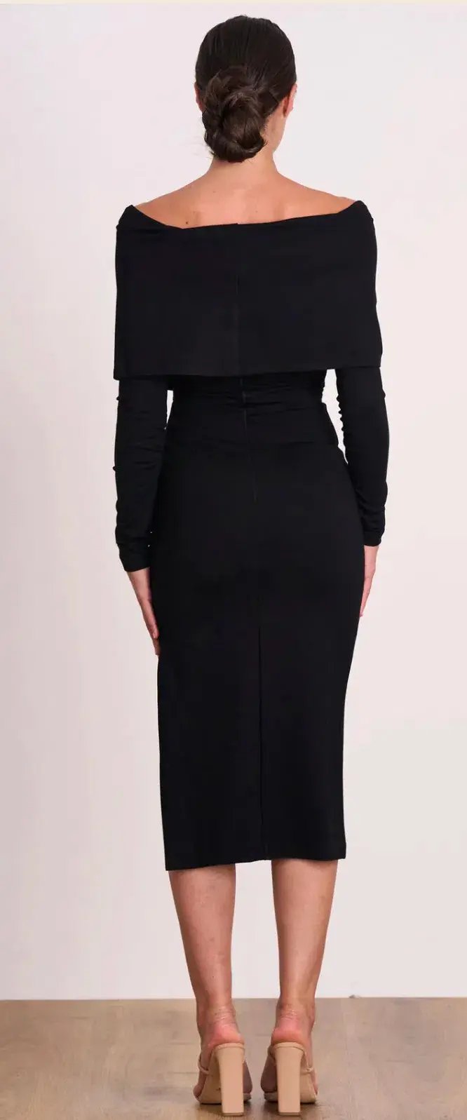Pasduchas Zodiac Midi Dress Black Size 12 photo 2